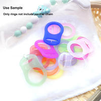 Sutoyuen-Adaptador de silicona para chupete, soporte de anillo transparente de grado alimenticio para maniquí MAM NUK, 100 piezas - details 6