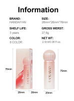 Gloss de Labios de Espejo Hidratante 8 Colores Duraderos Labial de Hidratación de Belleza para Cuidado de la Piel Facial - details 2