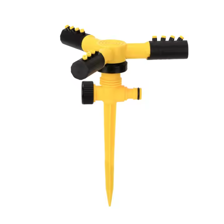 Rociador de riego ABS que ahorra mano de obra, boquillas multiusos giratorias, manguera de riego automático para césped - 1