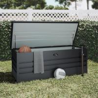 Caja de Almacenamiento Exterior Robusta de 450 L 120x61x62cm Espesor 0,40mm Tapa Abatable - details 17