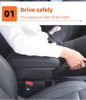 Accesorios para Coche Sunny Armrest Arm Storage Box Retrofit Parts para Nissan March Micra K13 2010-2022 - details 8