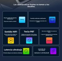 LT75 Teclado mecánico para juegos de tres modos de alta calidad teclado inalámbrico Bluetooth intercambiable en caliente personalizado - details 3