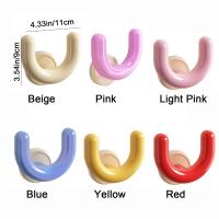 Estante de almacenamiento de zapatillas con ventosa de plástico, estante para zapatillas en U montado en la pared, sin perforaciones, colgador de zapatos para ahorro de espacio, 2 uds. - details 0