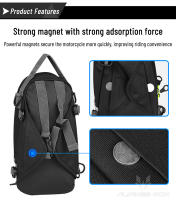 Nuevas bolsas magnéticas fuertes para tanque de motocicleta, bolsa de tanque de aceite para navegación de teléfono móvil, bolso de hombro con correas fijas - details 5