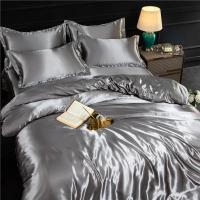 Sábana de Terciopelo de Lujo Emulación Cubierta de Edredón de Gran Tamaño Manta de Color Sólido de Alta Calidad para Cama Doble Queen y King - details 21