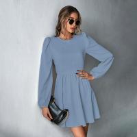 Vestido Largo de Manga Larga para Mujer con Cintura Estética Primavera Otoño 2025 - details 15