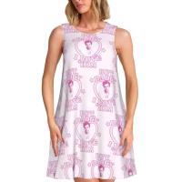 Vestido veraniego suelto personalizado H-Fine e Album S-Styles con estampado de bolsillo, vestido sin mangas para mujer para vacaciones en la playa - details 175