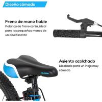 Bicicletas Infantiles para Niños y Niñas 20 Pulgadas 1 Velocidad, Bicicletas con Horquilla de Suspensión y Freno en V, Rosa/Negro/Verde Menta/Azul - details 14