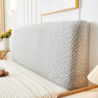 Funda de Cama de Terciopelo Jacquard Protector de Cabeza y Lado de Cama con Elástico Material Poliéster Resistente al Polvo para Decoración de Hogar y Hotel - details 18