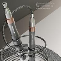 Self-Locking Bearing Skipping Rope, Suitable for Human Aerobics, Aluminum Alloy Handle, Adjustable Rope Length, Student Racing C - details 3