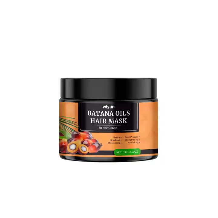 La película WIYUN Batana Care nutre el cuidado del cabello, dejando una textura suave. Fuerte, flexible, recto enrollado, nutritivo y - 1
