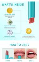 Tinte de labios sólido de gelatina, espejo hidratante bonito, lápiz labial rojo y marrón, tinte de labios hidratante transparente, maquillaje de labios natural desnudo de Corea, cosmético - details 6