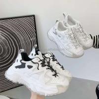 Nueva marca de cuero genuino blanco para correr para mujer Marcas De Zapatillas Coreanas zapatos deportivos de moda - details 2