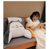 Almohadas de lectura para respaldo de cama, cojín de asiento con brazo de soporte Lumbar - details 0