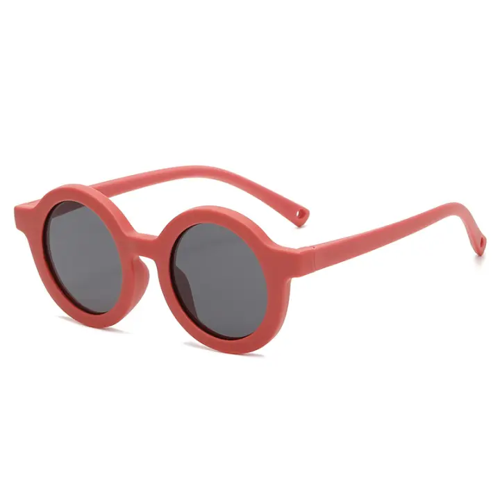 Gafas de sol lindas polarizadas del bebé de la exportación del marco redondo de los niños, gafas a prueba de rayos UV - 1