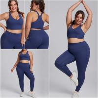 Conjunto de Yoga Talla Grande Conjunto de Gimnasio Deportivo para Mujeres Curvas - details 4