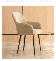 Fundas de silla de vellón polar Sillón elástico de respaldo alto Funda de silla de comedor para oficina Sillas de spandex elástico Funda - details 2