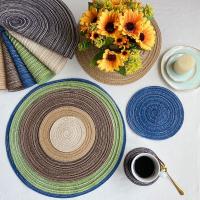 Posavasos de estilo nórdico con aislamiento térmico, Mantel Individual de 4,33x4,33 pulgadas, 14,17x14,17 pulgadas, 7,09x7,09 pulgadas, antideslizante - details 3