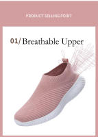 Zapatos Deportivos ligeros para mujer, zapatillas cómodas antideslizantes para exteriores, zapatillas transpirables para correr, zapatillas de tenis atléticas para trotar - details 5
