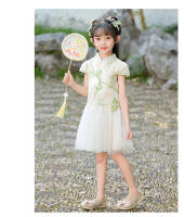 Hanfu para niñas, novedad de verano, falda de princesa nacional, vestido Cheongsam de estilo antiguo de hadas para niños - details 2