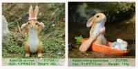 Colección diaria de Pascua para el hogar, figuritas de conejo en miniatura, adornos de mesa, jardín de hadas, Acción de Gracias - details 4