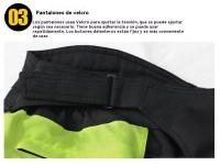 Pantalon moto hombre mujer trail rally resistente viento 4 estaciones MX Carreras - details 5
