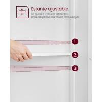 Esquinero Ajustable Moderno Rústico Armario de Puertas para Baño, Cocina, Sala - details 2