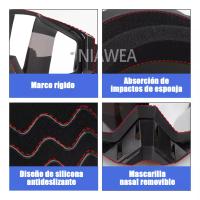 2pz Googles Motocross Tácticas Ajustable Lentes Deportivas - details 1
