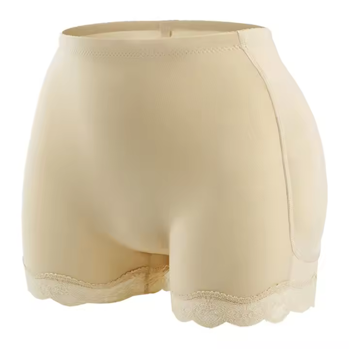 Ropa interior moldeadora de cuerpo con almohadillas de relleno para las caderas, bragas sexys de control de glúteos grandes, faja moldeadora de vientre, glúteos falsos, talla grande - 1