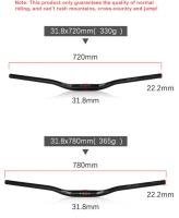 Manillar de Bicicleta de Montaña WAKE de Aleación de Aluminio Diámetro de 720mm o 780mm - details 7
