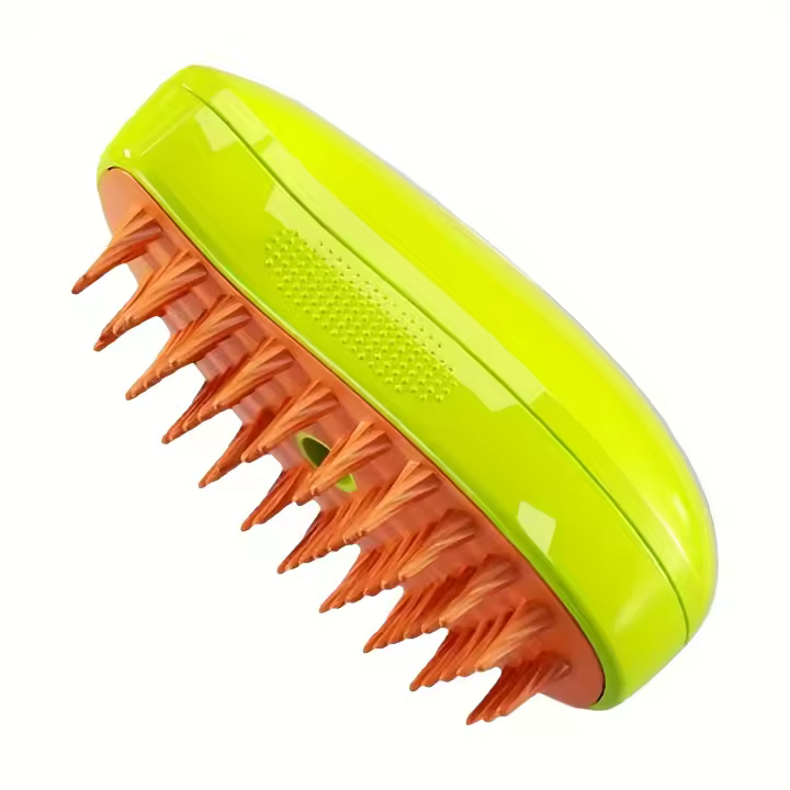 Peine de Masaje Autolimpiable 3-en-1 con Carga USB Peine para Gatos para El Cuidado de Mascotas - 1