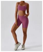 Sujetador Deportivo Sexy para Mujeres Top de Gimnasio Entrenamiento Correr Cruz Yoga Sujetador de Yoga Stretch Ropa Interior Fitness para Mujeres Material de Nylon Temporada Primavera/Verano - details 15