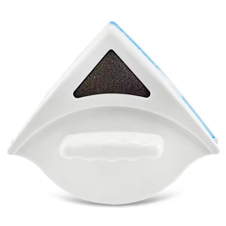 Limpiador de vidrio magnético de doble cara, dos cepillos pequeños, práctico y conveniente para limpiar ventanas - 1