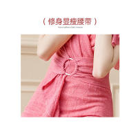 Vestido francés cheongsam mejorado, nuevo estilo para mujer, temperamento de alta gama, ceñido a la cintura, vestido estilo Tianchang de verano - details 4
