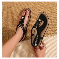 Sandalias de Mujer Bohemias Tejidas 2025 Suela Plana Tallas 36-44 Estilo Veraniego Casual para Playa y Ciudad - details 16