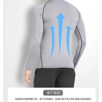 Camiseta Deportiva De Compresión Para Hombre Secado Rápido Manga Larga Primavera Otoño Transpirable Talla S-3XL Con Estampado Base Delgada Para Fitness - details 10