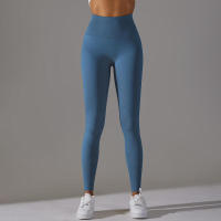 Leggings de yoga sin costuras para mujer, ropa deportiva de entrenamiento, pantalones deportivos de cintura alta - details 62