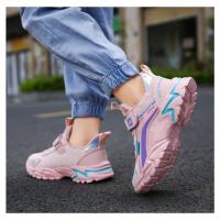 Zapatos deportivos para niños, zapatillas cómodas para correr al aire libre, impermeables, tenis infantiles, antideslizantes, color rosa - details 14