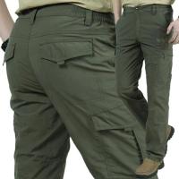 Pantalones de senderismo de secado rápido para hombre, pantalones transpirables de verano para exteriores, montañismo, pesca, senderismo, deporte, pantalones de camuflaje tácticos - details 3