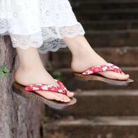 Zapatos de madera de suela gruesa, zuecos de kimono de verano de anime para niña, sandalias antiguas ordinarias hechas a mano, nuevo Arca informal - details 3
