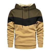 Sudadera con Capucha de Parche de Moda Callejera para Hombres Ropa Deportiva Casual al Aire Libre - details 4