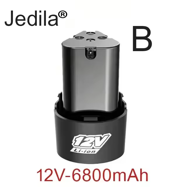 12V, 6800 MAH, batería de iones de litio recargable de gran capacidad, herramientas eléctricas pequeñas generales, taladros, destornilladores - 1