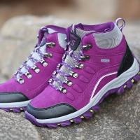 Women's Outdoor Hiking Boots Comfortable Round Toe Lace Up Shoes Women's Anti-skid Fashion Boots - details 4