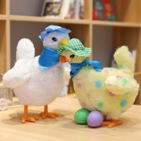 Muñeca de Animal Pollo Juguete de Huevo Herramientas de Juego de Vehículos Peluche Súper Loca Eléctrica para Regalos de Navidad y Cumpleaños - details 1