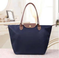 Bolso plegable de nylon con asa superior para mujer，estilo clásico，tamaño 42*27*19CM - details 7