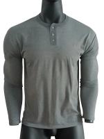 Día del padre Ropa transfronteriza de primavera y otoño Camiseta para hombres europeos y americanos Camisa básica Henry de manga larga para hombres - details 43
