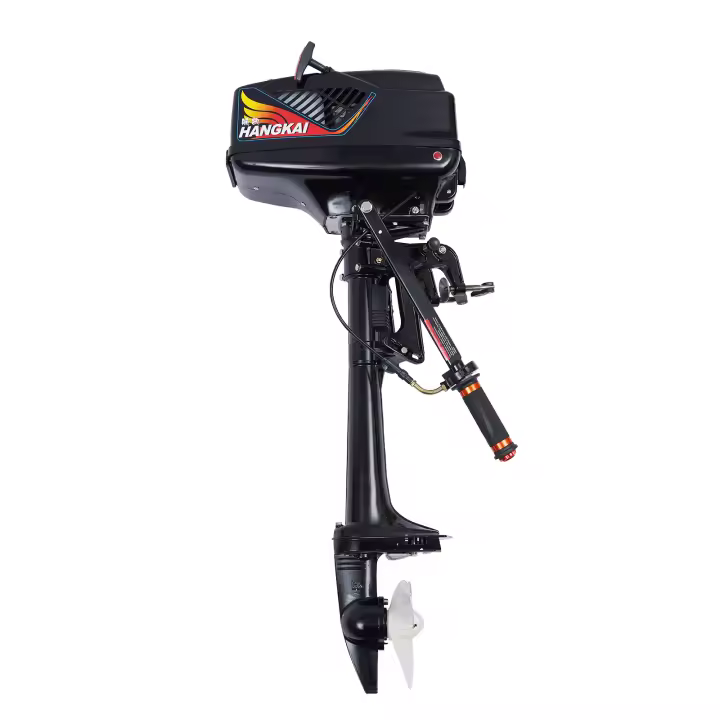 Motor fueraborda de 2 tiempos, 3,6 HP, fueraborda de gasolina de 55 cc, 2,6 kW, sistema CDI de refrigeración por agua y aire - 1