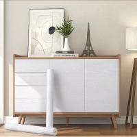 Papel tapiz de pared adhesivo de grano de madera blanco de 40CM para sala de estar, cocina, dormitorio, evita el crecimiento del moho, pegatina de pared fácil de aplicar - details 0