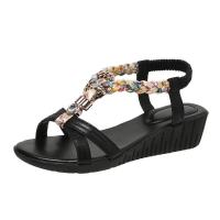 Sandalias de tacón de cuña de verano para mujer - details 2