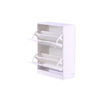 Armario Zapatero de 2 en 1 para Zapatos Mueble Almacenaje Paraguas Gran Espacio Estante Ajustable en 2 Niveles Capacidad de 12 pares 79x26x120 cm Madera - details 7